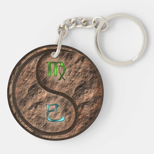 Virgo & Earth Snake Schlüsselanhänger (Rückseite)