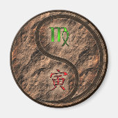 Virgo & Earth Tiger Magnet (Vorne)