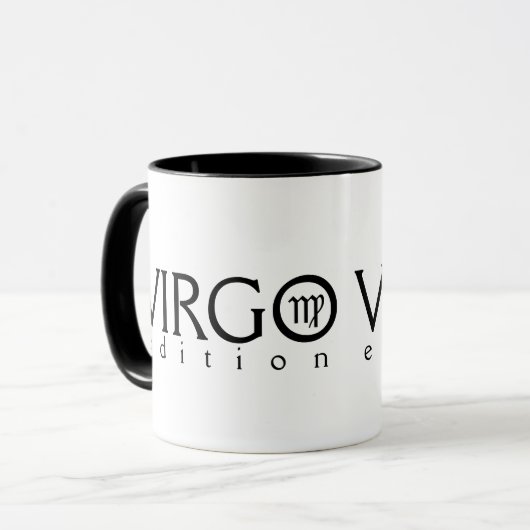 Virgo Edition mit Symbol-Tasse Tasse (Vorderseite Links)