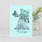 Virgo-Einladung Einladung (Stehend Vorderseite)
