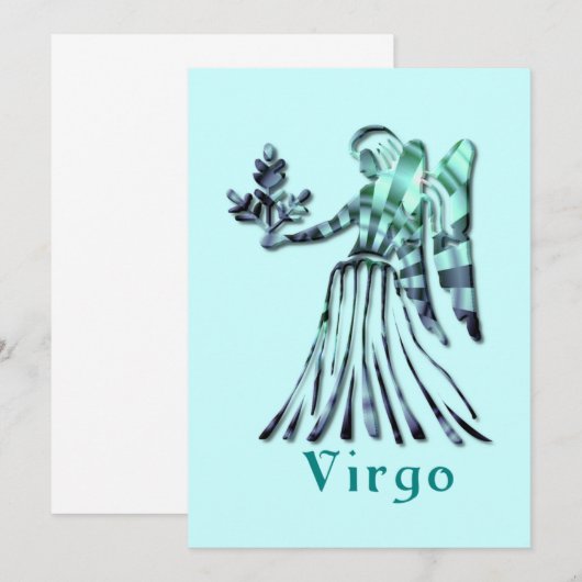Virgo-Einladung Einladung (Vorne/Hinten)