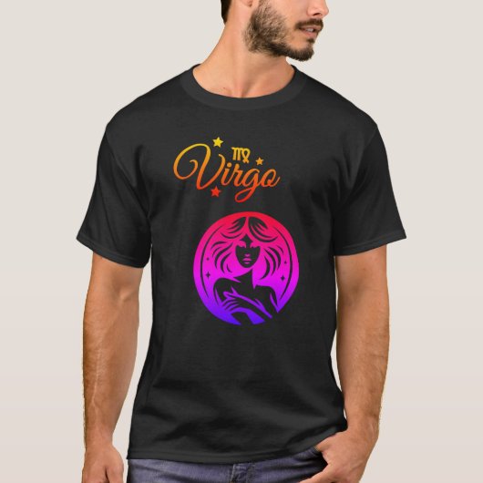 "virgo" farbig T-Shirt (Vorderseite)