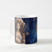 Virgo Female Astrologische Tasse (Vorderseite Links)