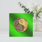 Virgo & Fire Goat Karte (Stehend Vorderseite)