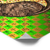 Virgo & Fire Horse Poster (Ecke)