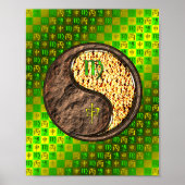 Virgo & Fire Monkey Poster (Vorne)