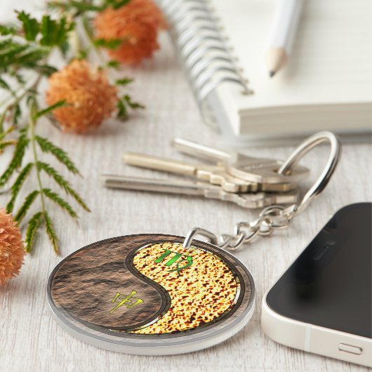 Virgo & Fire Monkey Schlüsselanhänger (Vorderseite rechts)