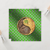 Virgo & Fire Rabbit Karte (Vorderseite/Rückseite Beispiel)