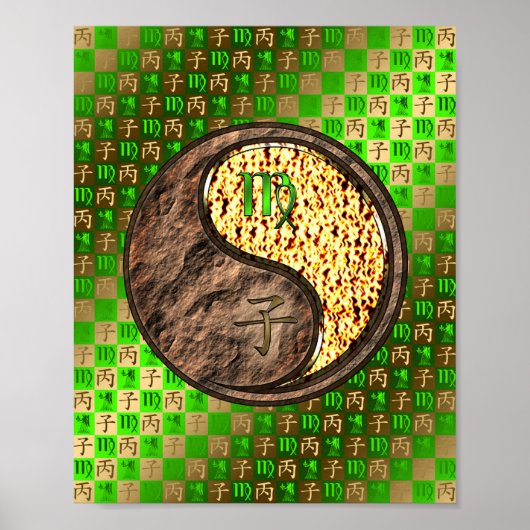 Virgo & Fire Rat Poster (Vorne)