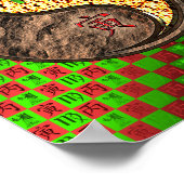 Virgo & Fire Tiger Poster (Ecke)