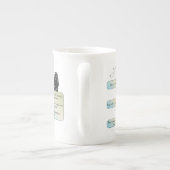 Virgo Flow Chart - Funny Astrologie Zodiac-Zeichen Porzellantasse (Rückseite)