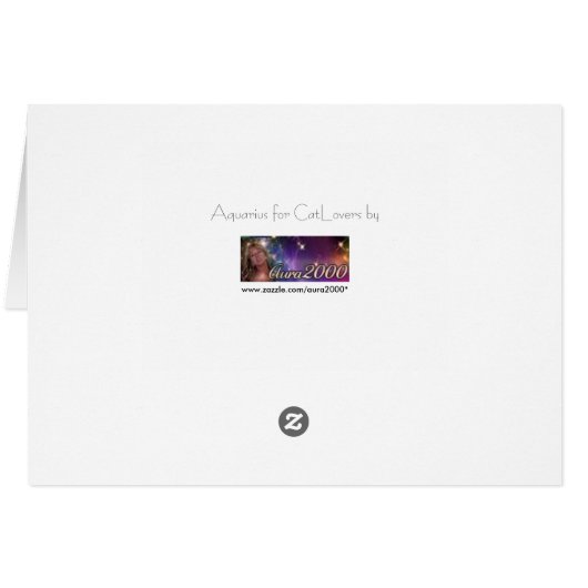 Virgo for Cat Lovers (Rückseite Horizontal)