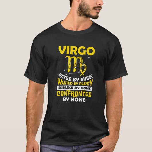 Virgo gehasst von vielen August September Zodiac B T-Shirt (Vorderseite)