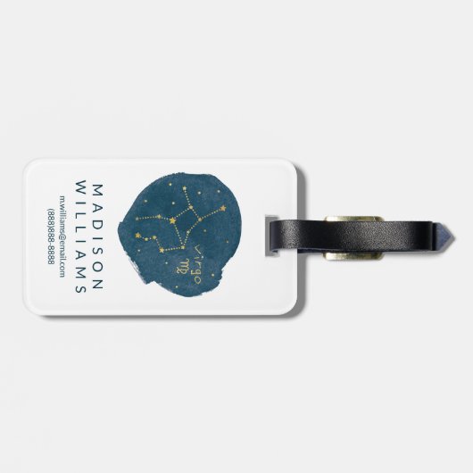 Virgo Gepäckanhänger (Rückseite horizontal)