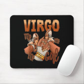 Virgo Girl Birthday Melanin Black Woman Scute Ss C Mousepad (Mit Mouse)
