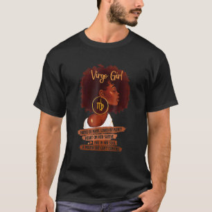 Virgo Girl Black Women Melanin Afro Queen T-Shirt