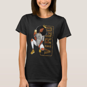 Virgo Girl for Black Women Melanin Afro Queen T-Shirt