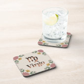 Virgo Glyph Cream Untersetzer Set (Rechte Seite)