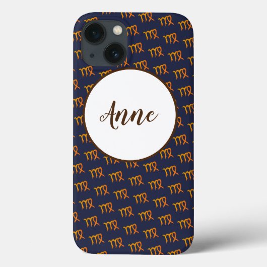 Virgo Gold Zodiac Astrologie-Zeichen Case-Mate iPhone Hülle (Rückseite)