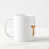 Virgo Golden Astrologie-Zeichen Kaffeetasse (Links)