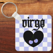 Virgo Gothic Ästhetik Chirry Design Schlüsselanhänger (Vorderseite)