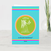 Virgo Greeting Card Karte (Rückseite)