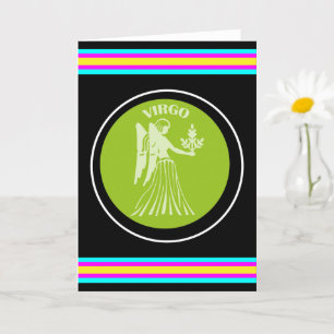 Virgo Greeting Card Karte