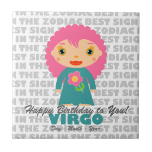 Virgo Happy Birthday Fliese