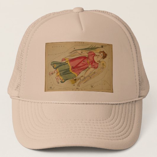 Virgo Hat Truckerkappe (Vorderseite)