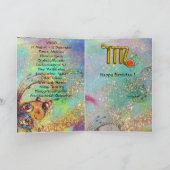 VIRGO HERMIT TAROT ASTROLOGY ZODIAC GEBURTSTAG KARTE (Innenseite)