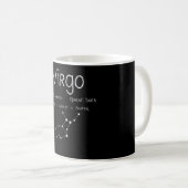 Virgo Horoscope Astrologie Star Signatur Geburtsta Kaffeetasse (VorderseiteRechts)