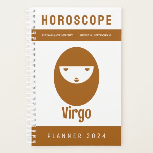 Virgo Horoscope Planer (Vorderseite)