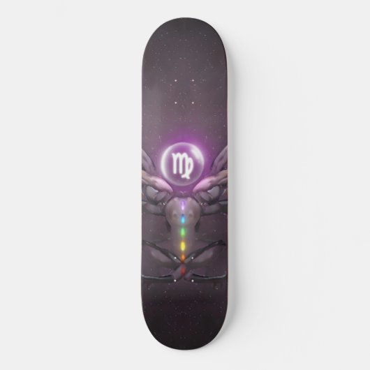 Virgo Horoscopes Symbole Skate Board Skateboard (Vorderseite)