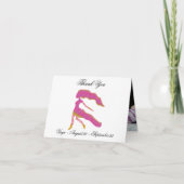 Virgo Impressionist Malstil & Gold Dankeskarte (Vorderseite)