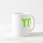 Virgo in Green Kaffeetasse (VorderseiteRechts)