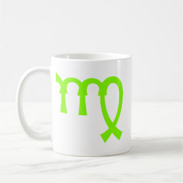 Virgo in Green Kaffeetasse