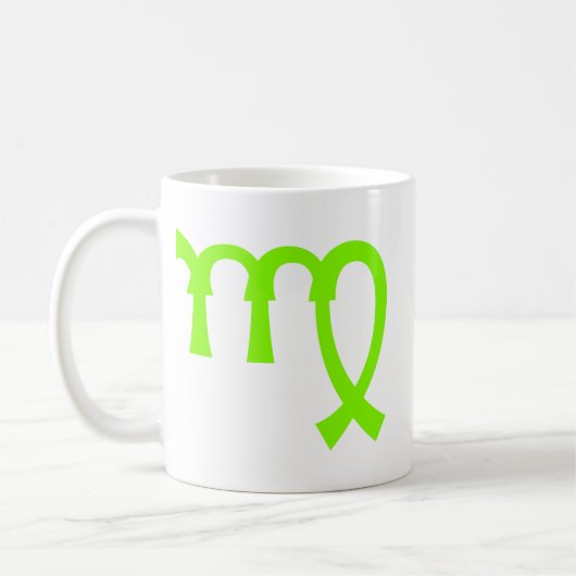 Virgo in Green Kaffeetasse (Links)