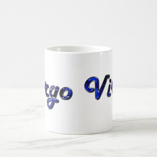 Virgo in Sapphire Gemstone Kaffeetasse (Mittel)