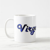 Virgo in Sapphire Gemstone Kaffeetasse (Links)