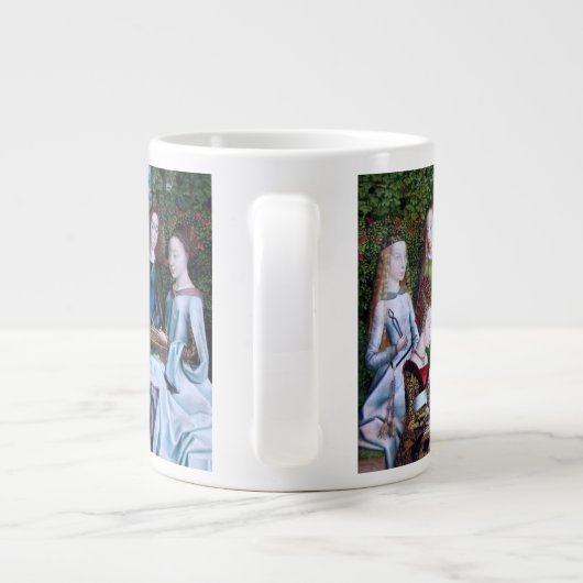 Virgo inter Virgines (M 070) Jumbo-Tasse (Rückseite)