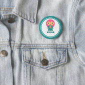 Virgo ist mein Zodiac-Zeichen Button (Beispiel)