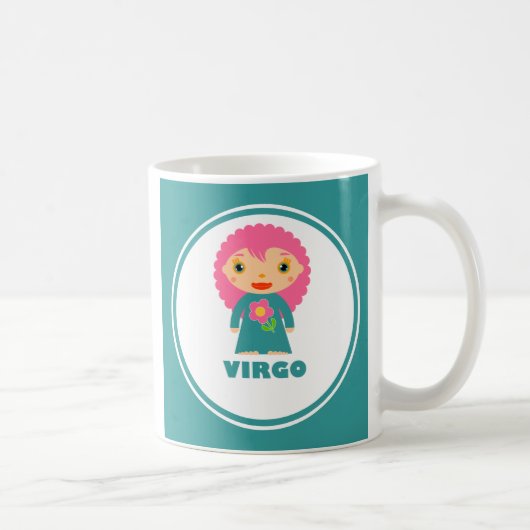 Virgo ist mein Zodiac-Zeichen Kaffeetasse (Rechts)