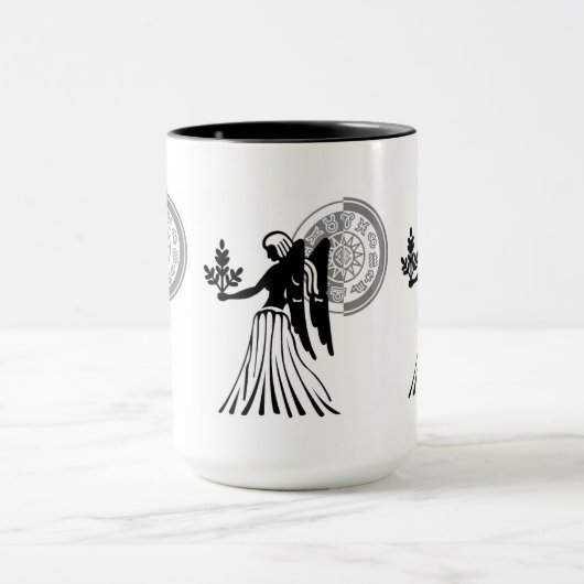 Virgo-Jungfrau im griechischen Stil Tasse (Zentrum)