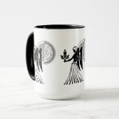 Virgo-Jungfrau im griechischen Stil Tasse (Vorderseite Links)