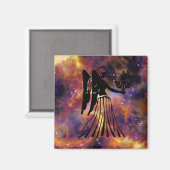 Virgo-Jungfrau-Magnet Magnet (Vorderseite/Rückseite)