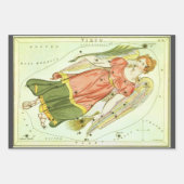 Virgo Jungfrau Vintag Constellation Urania Mirror Geschenkpapier Set (Vorderseite 3)