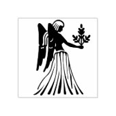 virgo Jungfrau zodiac art Briefmarke Gummistempel (Prägung)