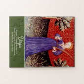 Virgo Jungfrau Zodiac Sign Geburtstagsparty Puzzle (Horizontal)