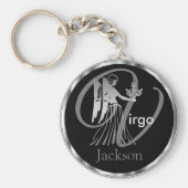Virgo ♍ Jungfrau - Zodiac-Zeichen Schlüsselanhänger (Vorne)