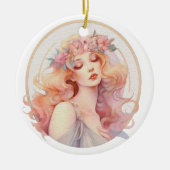 Virgo Keramik Ornament (Vorne)